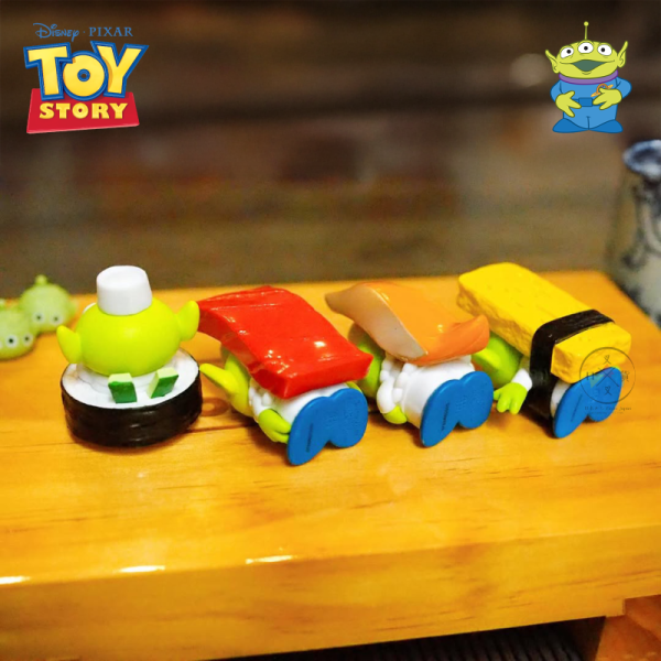 迪士尼 玩具總動員 30周年 三眼怪壽司  公仔扭蛋 全4款 一套 
