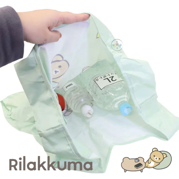 拉拉熊 懶懶熊 可收納 大臉 環保袋 購物袋 