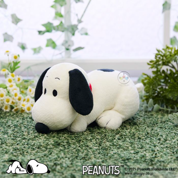 SNOOPY 史努比 趴趴 Q彈屁屁 絨毛玩偶娃娃 26公分 超好摸 