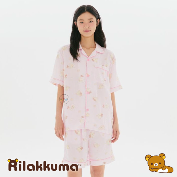 預購7月 拉拉熊 懶懶熊 懶妹 蜜茶熊 韓國限定 居家服 短袖睡衣睡褲 2件組 S/M/L/XL 12選1【6/27截止】 