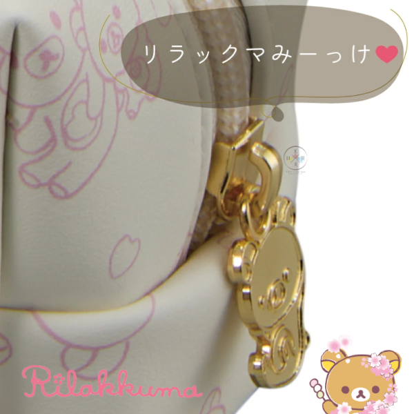 拉拉熊 懶懶熊 櫻花風 透明手提袋 旅行收納袋 化妝包 盥洗包 分裝包 4件組 