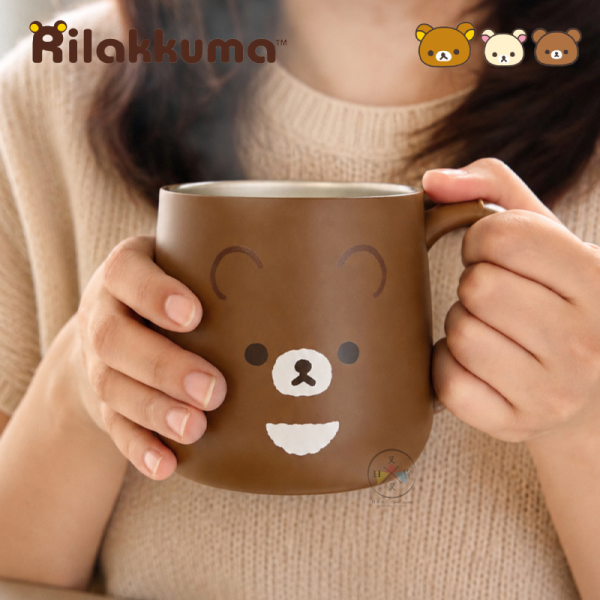 預購 拉拉熊 懶懶熊 懶妹 蜜茶熊 韓國限定 大臉 保溫馬克杯 冰壩杯 附蓋子 360ml 3選1【10/8截止】 