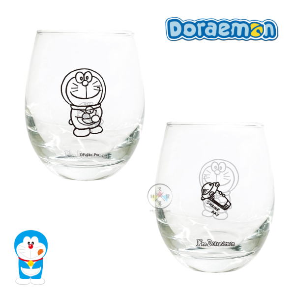 哆啦A夢 DORAEMON 拿縮小燈 玻璃杯 日本製