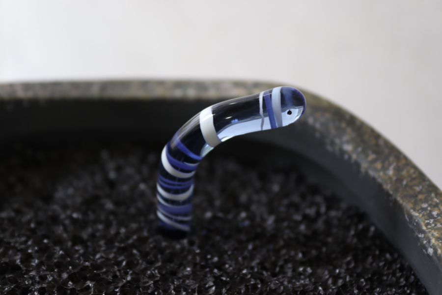 花園鰻盆栽/魚缸擺飾 透明系線條款(現貨+預購) 精湛工藝,鑽石,貴金屬,珠寶,玻璃,純銀,純金,飾品,項鍊,禮物,禮品,穿搭,獨一無二,吊墜,戒指,時尚,配件,耳環,手鍊,前衛,玻璃工藝,風格,生日禮物