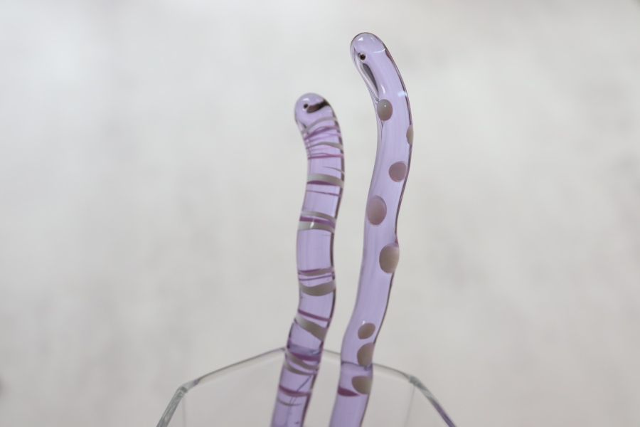 花園鰻攪拌棒透明系線條款(現貨+預購) 精湛工藝,鑽石,貴金屬,珠寶,玻璃,純銀,純金,飾品,項鍊,禮物,禮品,穿搭,獨一無二,吊墜,戒指,時尚,配件,耳環,手鍊,前衛,玻璃工藝,風格,生日禮物