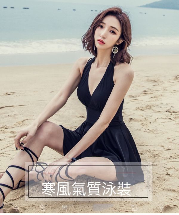 顯瘦泡溫泉泳裝 