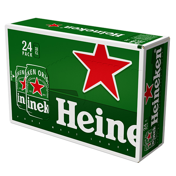 海尼根啤酒(6入裝)Heineken Beer 330ml x24瓶 