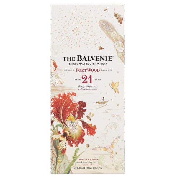 百富21年 花時心藝限量設計款2026年 The Balvenie 21Y Portwood Limited Edition 百富,21年,花時心藝,限量,設計,款,2026年,The,Balvenie,21Y,Portwood,Limited Edition,蘇格蘭,英國,威士忌,禮盒,圓筒