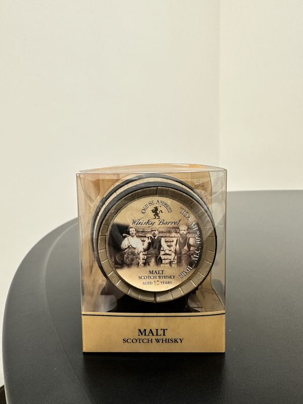 英國10年聖安德魯斯 純麥蘇格蘭迷你威士忌(桶) 50ML  Old St. Andrews Whisky Barrels 10Y Blended Malt Scotch Whisky 英國,聖安卓,10年,純麥,蘇格蘭,威士忌,聖安德魯斯,酒桶,50ML,Old St. Andrews,Whisky Barrels,10Y,Blended Malt,Scotch Whisky,迷你