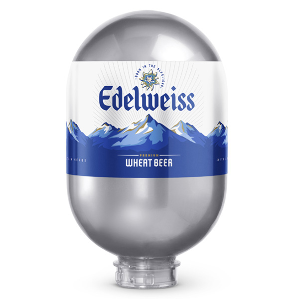 艾德懷斯白啤酒Edelweiss Wheat Beer 8000 ml 艾德懷斯,白啤酒,Edelweiss,Wheat,Beer,8000ml