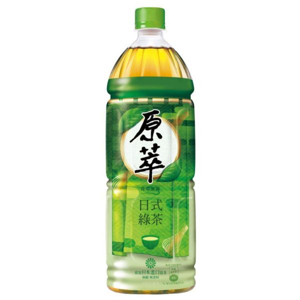 原萃日式綠茶寶特瓶1000ML*12入/箱 原萃,日式,綠茶,寶特瓶,1000ML,12瓶,台灣