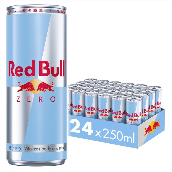 紅牛零卡能量飲料 Red Bull Zero Energy Drink 250ml*24罐 紅牛,零卡,能量,飲料,Red Bull, Zero, Energy Drink, 250ml*24罐,奧地利