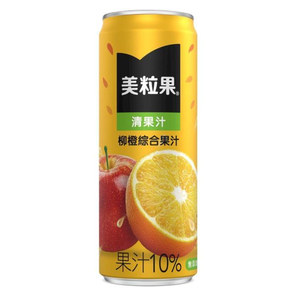 美粒果 清果汁 柳橙綜合果汁 315ml*24罐 美粒果,清果汁,柳橙,綜合,果汁,315ml,24罐,台灣