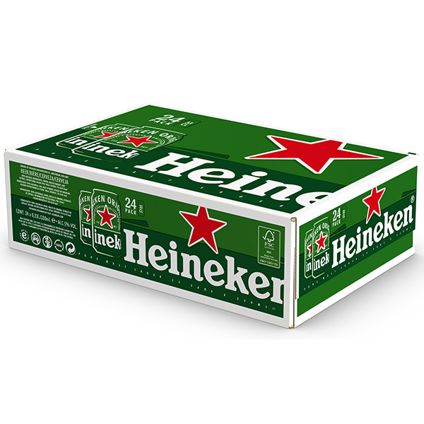 海尼根啤酒(6入裝)Heineken Beer 330ml x24瓶 