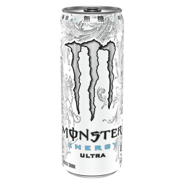 MONSTER ENERGY ULTRA 魔爪超越碳酸能量飲料(白) 355ml*24罐 MONSTER,ENERGY,魔爪,超越,碳酸,能量,飲料,白,355ml,24罐,馬來西亞