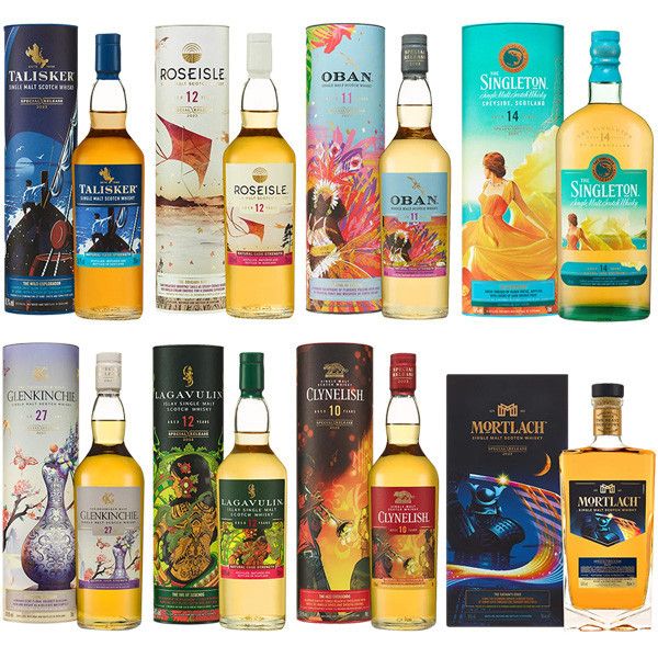 【2023 限量原酒臻選系列】Spirited Xchange 無垠之旅套組 2023限量原酒臻選系列,Spirited Xchange,無垠之旅套組,8支,帝亞吉歐,The Singleton Of Glendullan蘇格登-格蘭杜倫,Mortlach慕赫,Lagavulin樂加維林,Talisker泰斯卡,Clynelish克里尼利基,Oban歐本,Glenkinchie格蘭昆奇,Roseisle瑰嶼