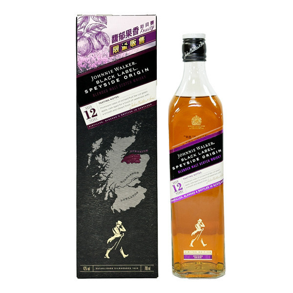 約翰走路 黑牌12年原創精選斯貝賽區調和威士忌 Johnnie Walker Black Label Speyside Origin Series Blended Scotch Whisky 約翰走路,黑牌,12年,原創,精選,斯貝賽區,調和,威士忌, Johnnie Walker,Black Label,Speyside,Origin Series ,Blended,Scotch,Whisky,英國