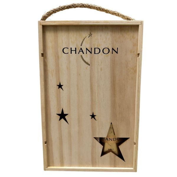 香桐原味汽泡酒雙瓶木製禮盒 Chandon Brut NV 2 Bottle Giftbox 香桐,原味,汽泡酒,雙瓶,木製,禮盒,Chandon,Brut,NV,2 Bottle,Giftbox,澳洲