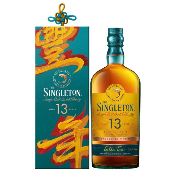 13年蘇格登醇金單一純麥威士忌2026年禮盒 THE SINGLETON GLEN ORD 13Y GOLDEN SINGLE MALT SCOTCH WHISKY Gift Box 13年,蘇格登,醇金,單一純麥,威士忌,2026年,禮盒,THE SINGLETON,GLEN ORD, 13Y,GOLDEN TRESOR,SAUTERNES FINISH,SINGLE MALT SCOTCH WHISKY ,Gift Box,英國