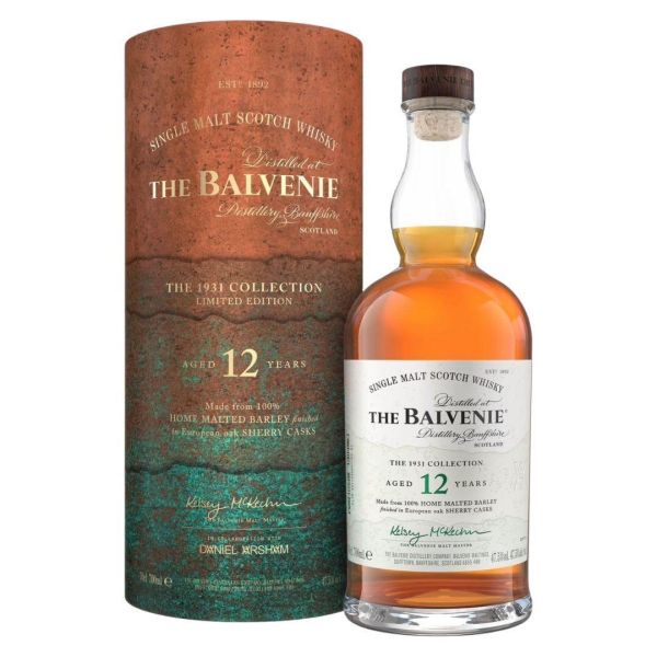 百富 匠藝源起 1931系列 12年手工翻麥 單一麥芽威士忌 限量版 The Balvenie The 1931 Collection 12 Year Old Limited Edition 百富,匠藝源起,1931系列,12年,手工翻麥,限量版,The Balvenie,The 1931,Collection ,12 Year Old,Limited Edition,英國,單一麥芽威士忌