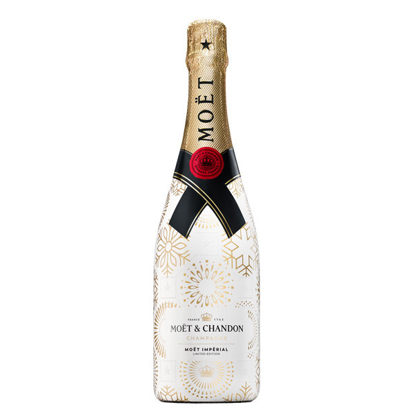 2022年酩悅香檳耶誕新年限定包裝（附提袋） Moët & Chandon 2022年,酩悅香檳,耶誕,新年,雪花,限量,法國,聖誕酒,送禮酒,禮物,聚餐酒