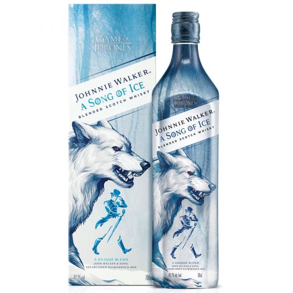 約翰走路蘇格蘭威士忌冰之歌限定版-冰狼A Song Of Fire限定版Johnnie Walker A Song Of Fire Blended Scotch Whisky 約翰走路,蘇格蘭,威士忌,冰之歌,限定版,冰狼,Johnnie Walker, A Song Of Fire,Blended Scotch Whisky,JW