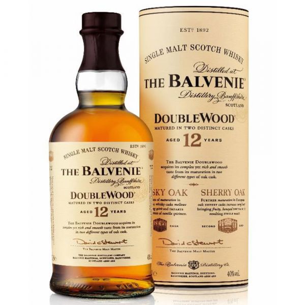 百富12年雙桶單一麥芽威士忌Balvenie 12Y DoubleWood Single Malt Scotch Whisky 百富,12年,雙桶,單一麥芽,威士忌,Balvenie,12Y,DoubleWood,Single Malt,Scotch,Whisky