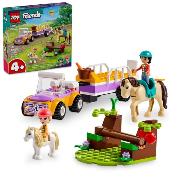 樂高 LEGO 42634 馬兒和小馬拖車 Horse and Pony Trailer 