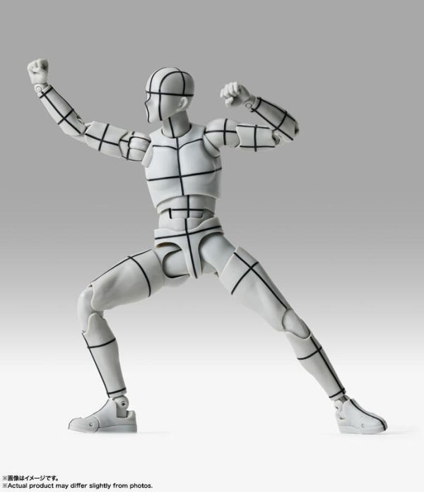 SHF 男性素體 女性素體 Sports-Edition 線框 灰Ver. 