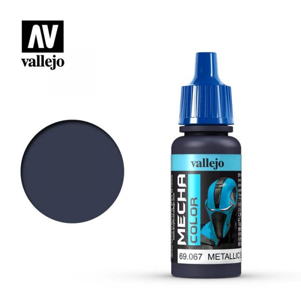 Acrylicos Vallejo 69067 - 金屬藍（金屬色）  AV水漆 
