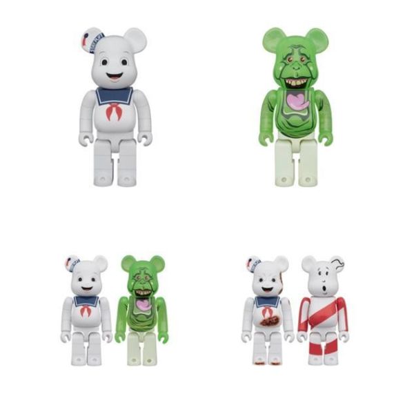 10-11月預購 BE@RBRICK 魔鬼剋星 棉花糖寶寶 綠色史萊姆 憤怒臉 禁止幽靈標誌400% 100% 庫柏力克熊 