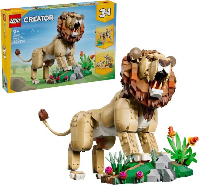 樂高 LEGO 31386 野生動物：威風獅子 