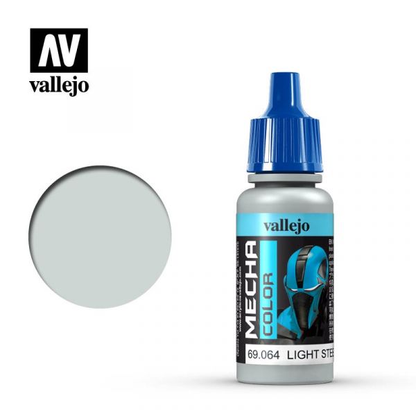 Acrylicos Vallejo   69064 - 亮鋼色（金屬色） AV水漆 