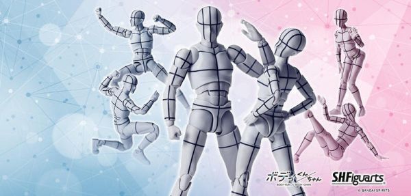 SHF 男性素體 女性素體 Sports-Edition 線框 灰Ver. 
