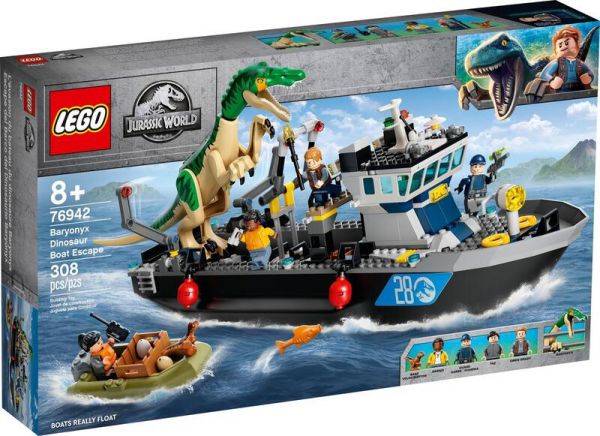  樂高 LEGO 侏羅紀公園 76942 Baryonyx Dinosaur Boat Escape  