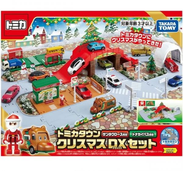 TOMICA 新城鎮 聖誕節DX組 含小汽車+人偶 