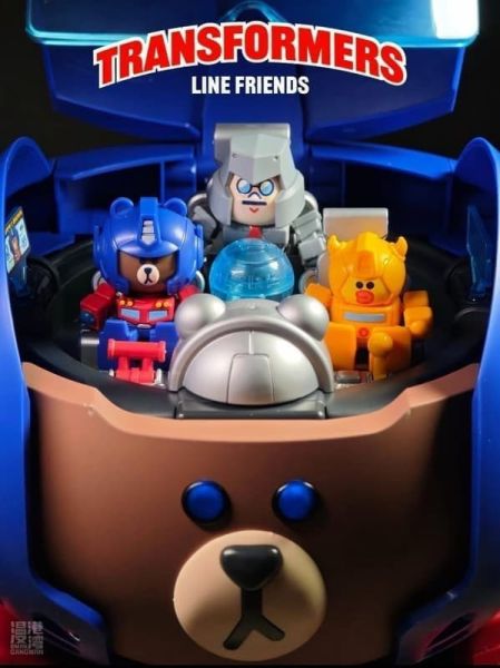 10-11月預購 布魯可 變形金剛 X LINE FRIENDS 熊大 柯博文 聯名款 組裝 