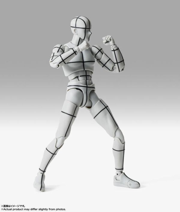 SHF 男性素體 女性素體 Sports-Edition 線框 灰Ver. 