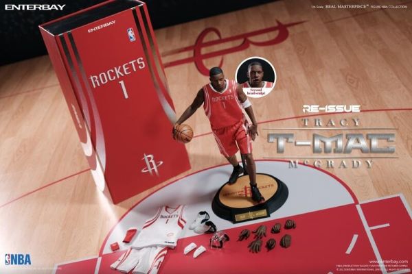 預購 ENTERBAY: 1/6 NBA火箭隊 崔西•麥葛瑞迪Tracy McGrady T-Mac (限量復刻版) 
