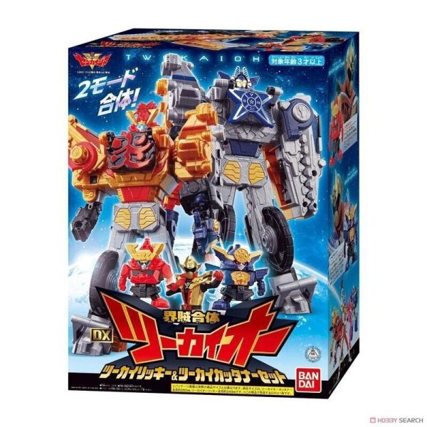 BANDAI 機界戰隊DX雙子凱撒王爽快利奇＆爽快卡塔納套組 