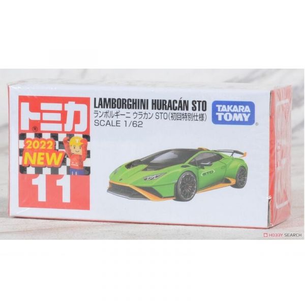  TOMICA 多美小汽車  # 011 藍寶堅尼 Huracan STO 初回 