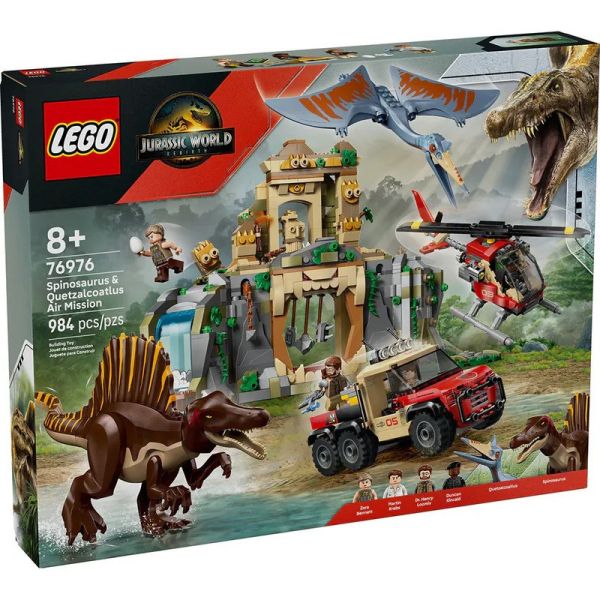 樂高 LEGO 76976 棘龍和風神翼龍空中任務 