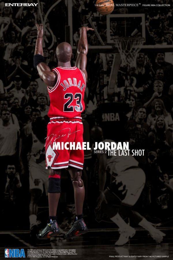 Q2預購 ENTERBAY 1/6 NBA 公牛隊 麥可•喬丹 Jordan 最後一投2.0 客場版 RM-1058 可動完成品 