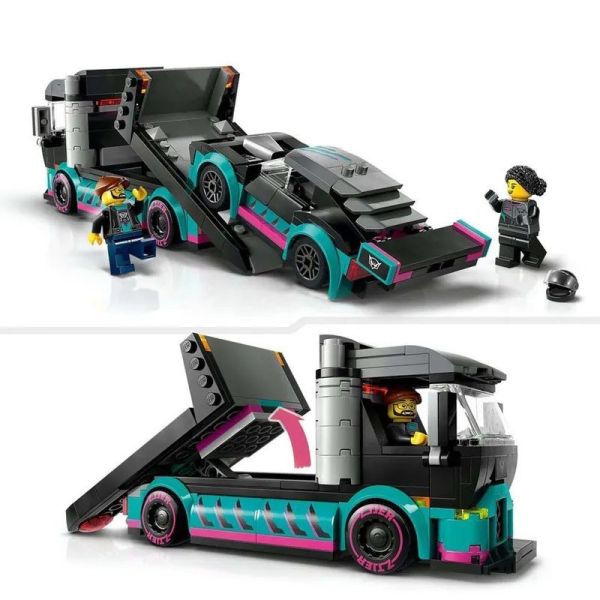 樂高 LEGO 60406 賽車和汽車運輸車 Race Car and Car Carrier Truck 