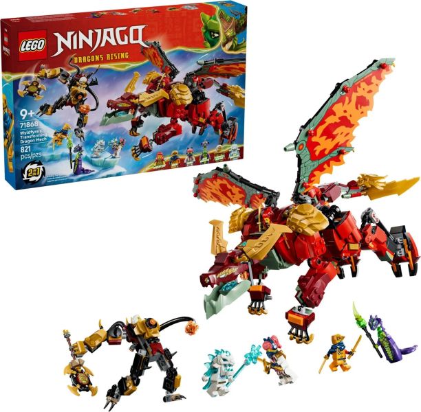 樂高 LEGO 71868 野火的變形猛龍機械人 