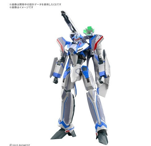 BANDAI 組裝模型 HG 1/100 VF-31J 英雄式（疾風英麥曼座機） 