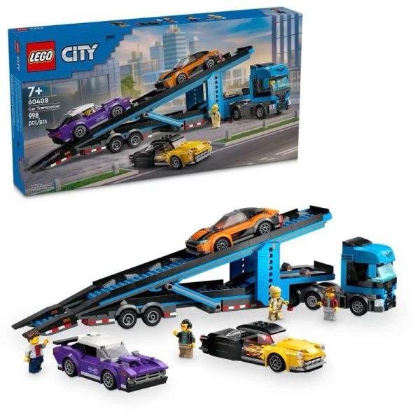 樂高 LEGO 60408 汽車運輸車和跑車 