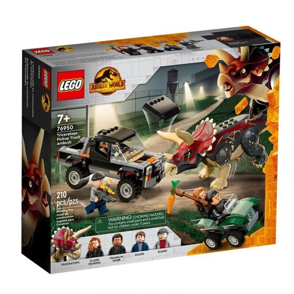 樂高 LEGO 76950 三角龍與皮卡車與逃生越野車 