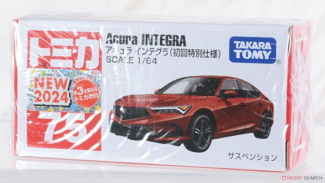 TOMICA 多美小汽車 #075 初回 本田 Honda Acura Integra 