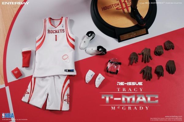 預購 ENTERBAY: 1/6 NBA火箭隊 崔西•麥葛瑞迪Tracy McGrady T-Mac (限量復刻版) 